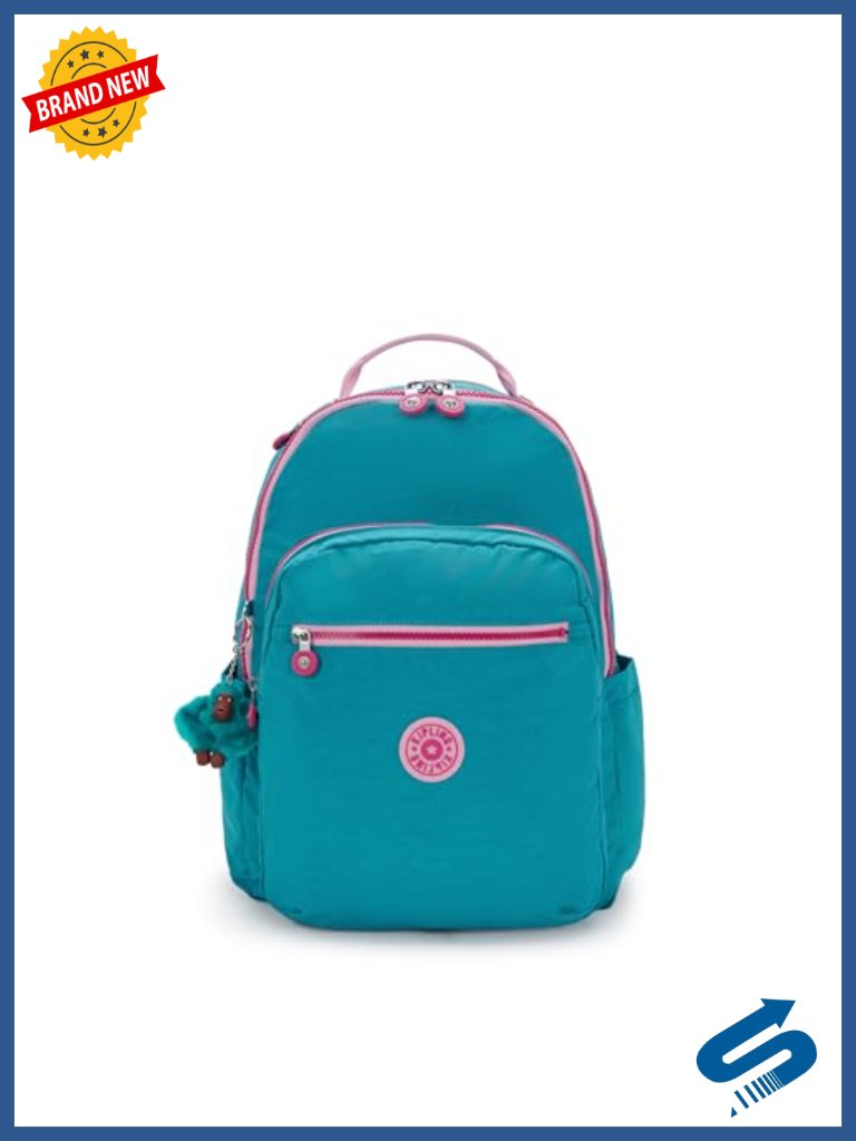Roomy Laptop Backpack With Padded Shoulder Straps, Built-In Protective Sleeve,